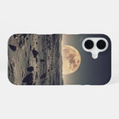 Antieke Maan Horizon iPhone 16 Hoesje (Achterkant horizontaal)
