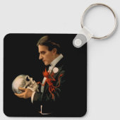 Antieke Magiër, Thurston met een Menselijke Schede Sleutelhanger (Achterkant)