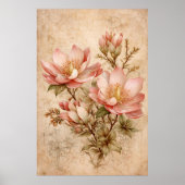Antieke Magnolia Poster (Voorkant)