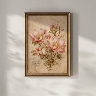 Antieke Magnolia Poster