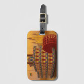Antieke Mardi Gras raderboot  Bagagelabel (Voorkant (verticaal))