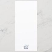 Antieke Maritieme Scheeps Oude Geld Menu (Achterkant)