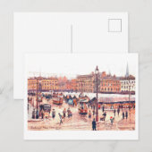 Antieke Markt, Nottingham, Briefkaart (Voorkant / Achterkant)