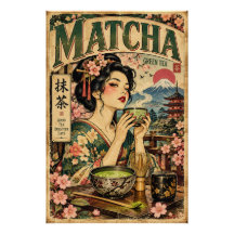 Antieke Matcha Poster