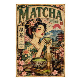 Antieke Matcha Poster