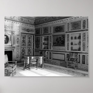 Antieke Mazarin-zaal in het paleis van de prins va Poster