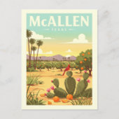 Antieke McAllen Texas Briefkaart (Voorkant)