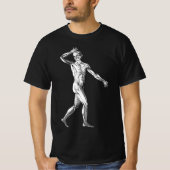 Antieke Menselijke Anatomie, Mannelijke Lichaamssp T-shirt (Voorkant)
