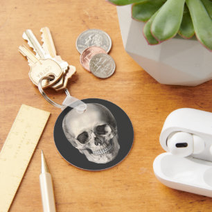 Antieke menselijke anatomie schedel, Halloween ske Sleutelhanger