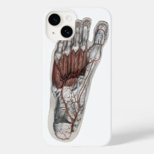 Antieke menselijke anatomie voetafdruk podiatrie v Case-Mate iPhone case