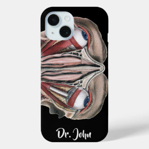 Antieke menselijke anatomie wetenschap, Oogballen  iPhone 15 Case