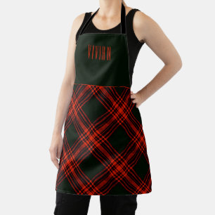 Antieke Menzies Jacht-Tartan Plaid Schort