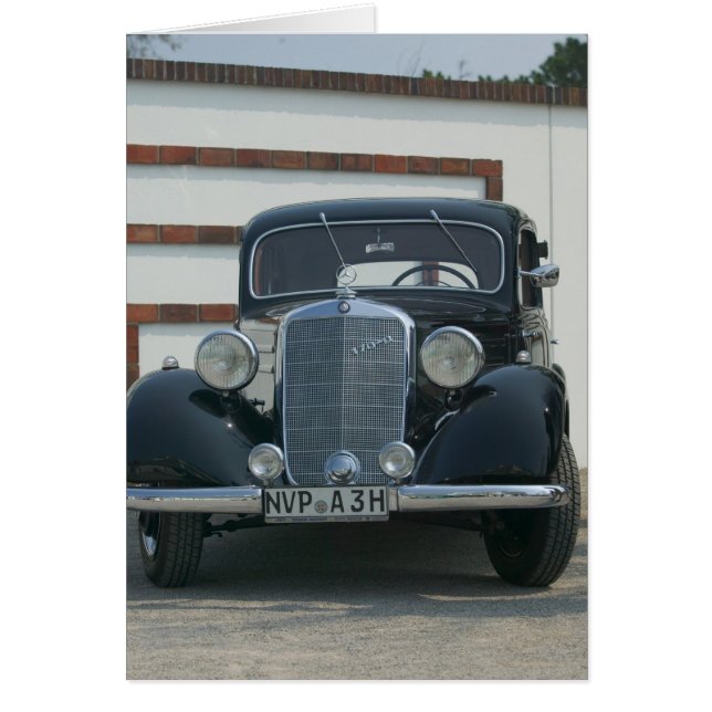 antieke mercedes (Voorkant)
