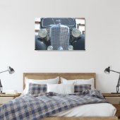 antieke mercedes 2 canvas afdruk (Insitu (Slaapkamer))