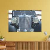 antieke mercedes 2 canvas afdruk (Insitu (Woonkamer))
