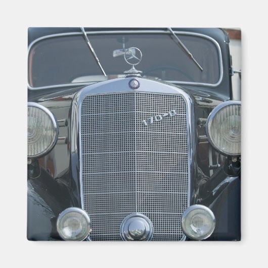 antieke mercedes 2 magneet (Voorkant)