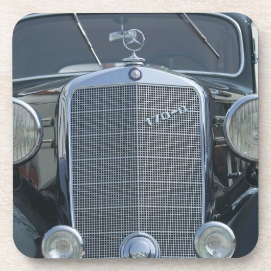 antieke mercedes 2 onderzetter (Voorkant)