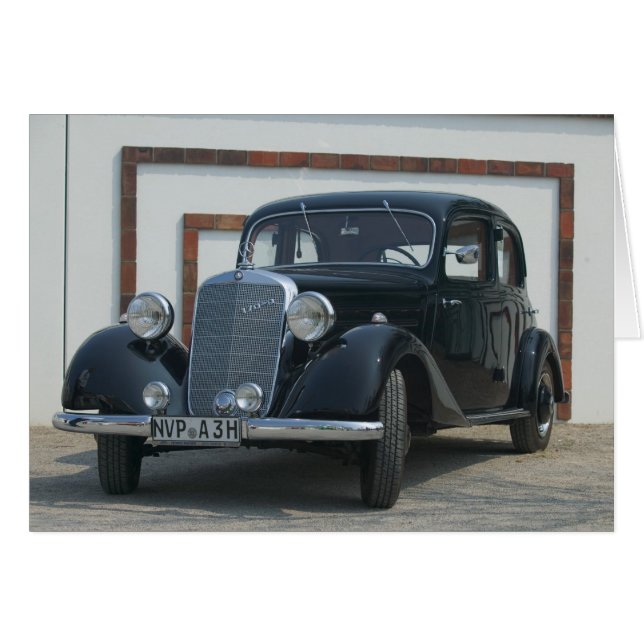 antieke mercedes 3 (Voorkant Horizontaal)