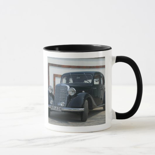 antieke mercedes 3 mok (Rechts)