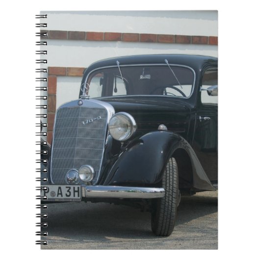 antieke mercedes 3 notitieboek (Voorkant)