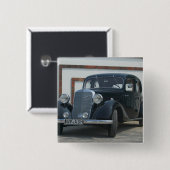 antieke mercedes 3 vierkante button 5,1 cm (Voorkant /achterkant)