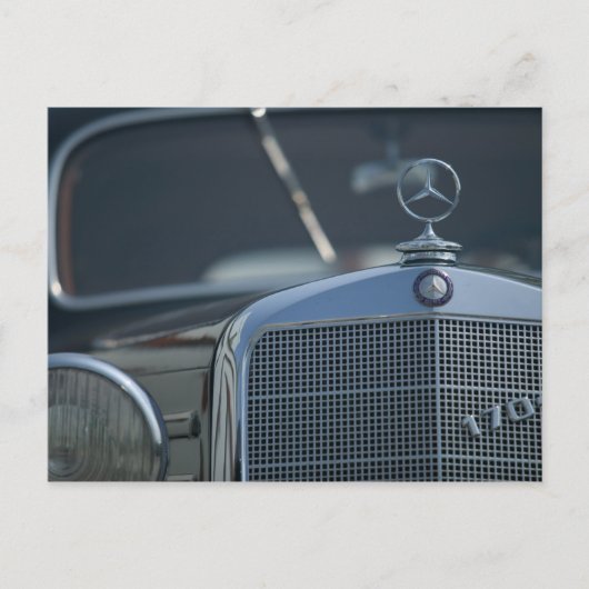 antieke Mercedes 4 Briefkaart (Voorkant)