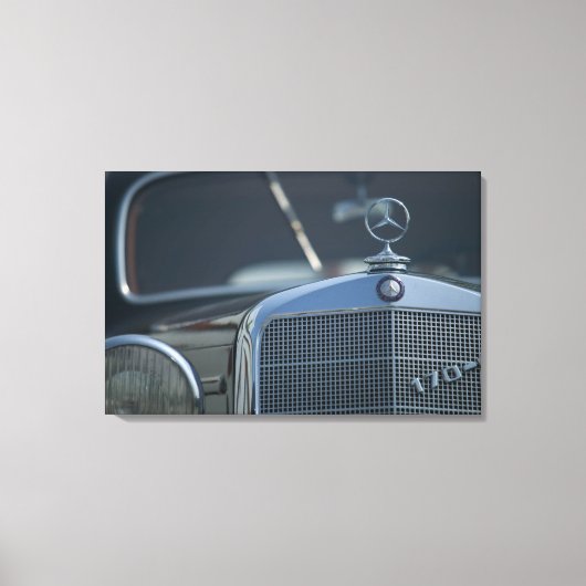 antieke mercedes 4 canvas afdruk (Voorkant)