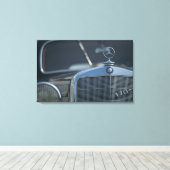antieke mercedes 4 canvas afdruk (Insitu (Houten vloer))