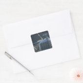 antieke mercedes 4 vierkante sticker (Envelop)