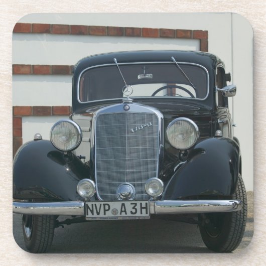 antieke mercedes bier onderzetter (Voorkant)
