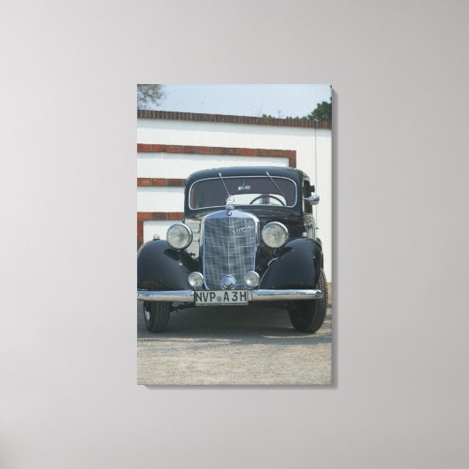 antieke mercedes canvas afdruk (Voorkant)