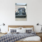 antieke mercedes canvas afdruk (Insitu (Slaapkamer))