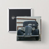 antieke mercedes vierkante button 5,1 cm (Voorkant /achterkant)
