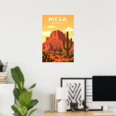 Antieke Mesa Arizona Poster (Thuiskantoor)