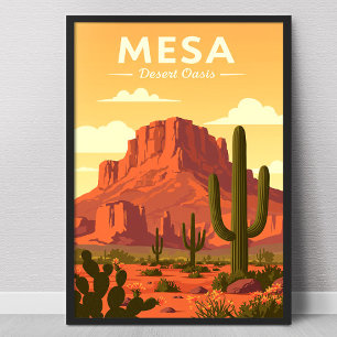 Antieke Mesa Arizona Poster