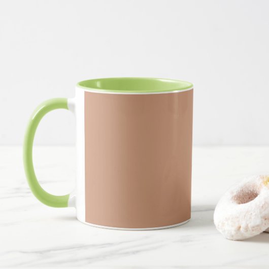 Antieke messing mok (Met donut)