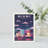 Antieke Miami Briefkaart (Staand voorkant)