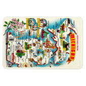 Antieke Michigan kaart 4 x 6 Magneet (Horizontaal)