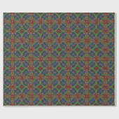 Antieke middeleeuwse Keltische knopen Cadeaupapier (Vlak)