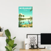 Antieke Miramar Florida Poster (Thuiskantoor)