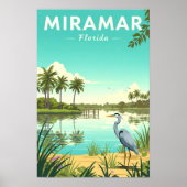 Antieke Miramar Florida Poster (Voorkant)