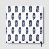 Antieke mobiele telefoon gastenboek (Achterkant)