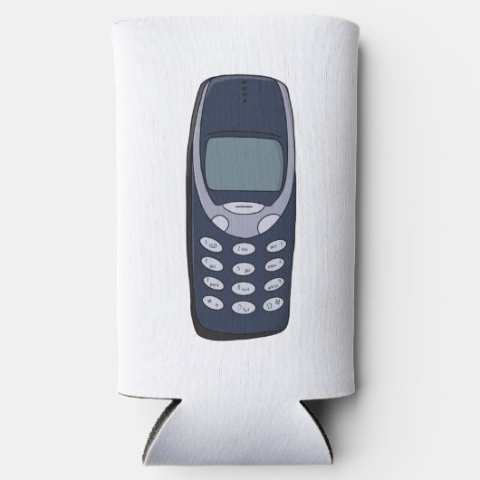 Antieke mobiele telefoon seltzer blikjeskoeler (Voorkant)