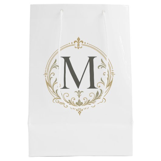 antieke monogram cadeautas (Achterkant)