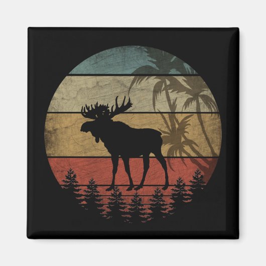ANTIEKE MOOSE MAGNEET (Voorkant)