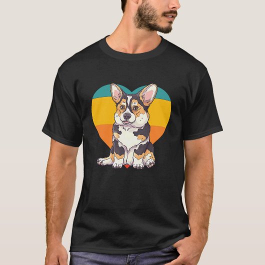 Antieke Mop Corgi 3 T-shirt (Voorkant)