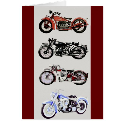 ANTIEKE MOTORFIETSEN Vaderdag (Voorkant)