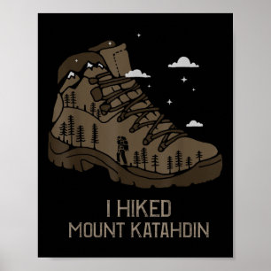 Antieke Mount Katahdin Kampeer Wandel Laars  Poster