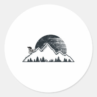 Antieke Mountainbike - Mtb Downhill Bike Berg Ronde Sticker