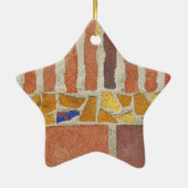 Antieke Mozaïek Keramisch Ornament (Achterkant)